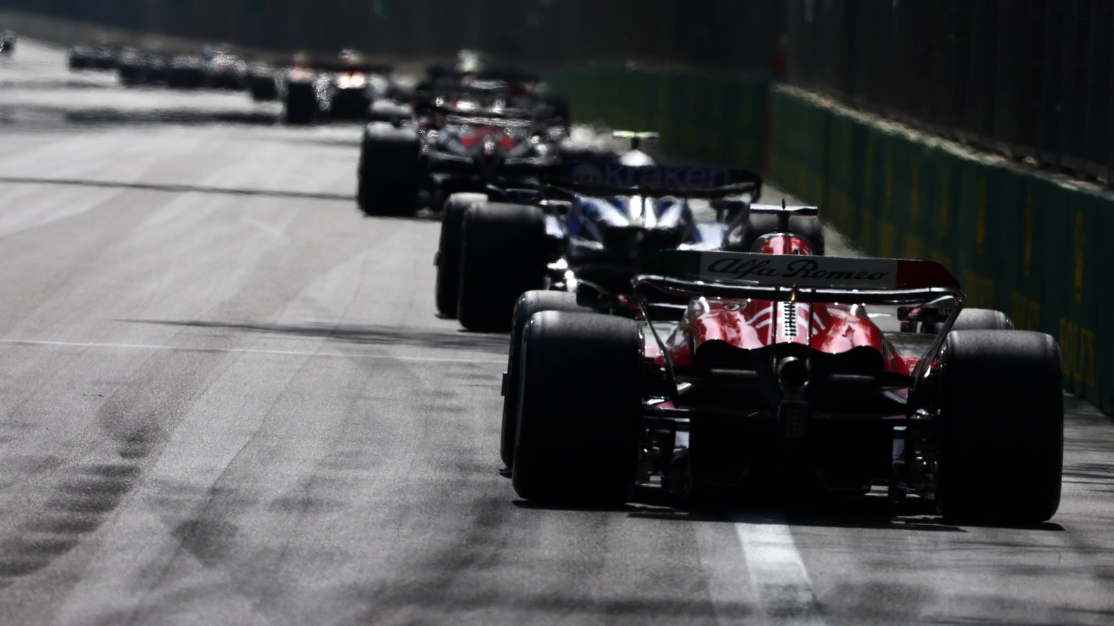 Valtteri Bottas (FIN) Alfa Romeo F1 Team C43. Formula 1 World Championship, Rd 4, Azerbaijan Grand Prix, Baku Street