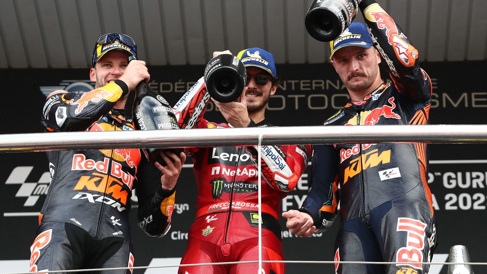 Brad Binder, Francesco Bagnaia, Jack Miller, MotoGP race, Spanish MotoGP 30 April