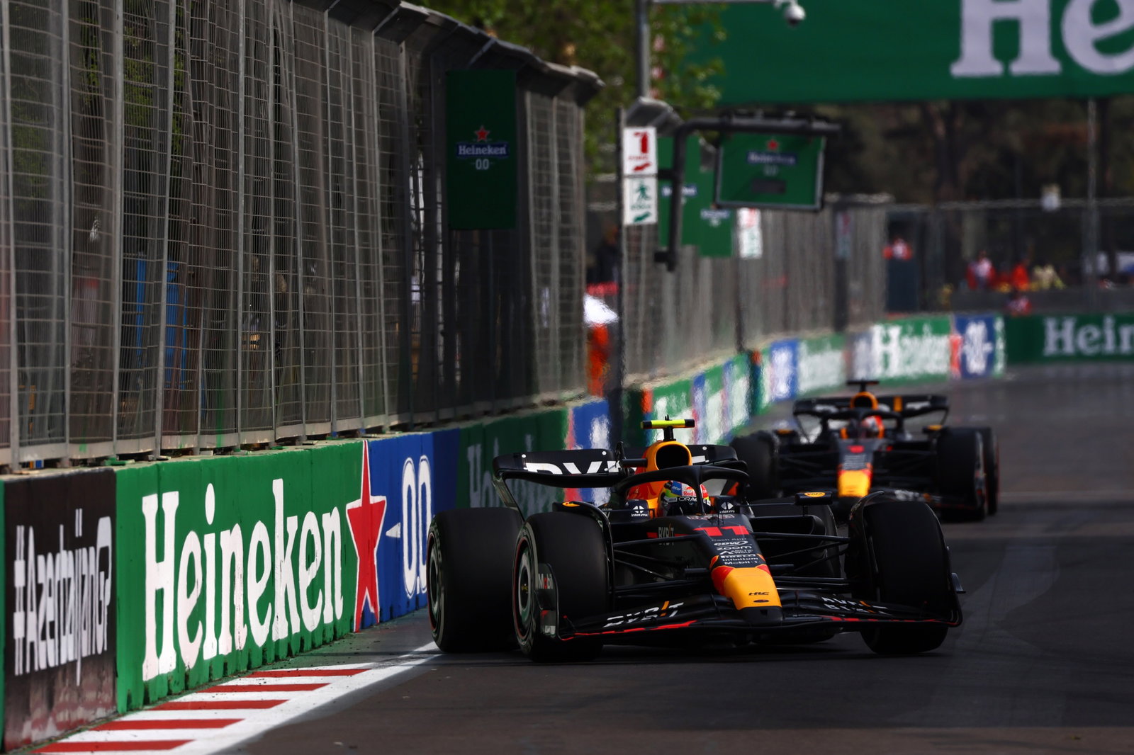 Sergio Perez (MEX) Red Bull Racing RB19. Formula 1 World Championship, Rd 4, Azerbaijan Grand Prix, Baku Street Circuit,