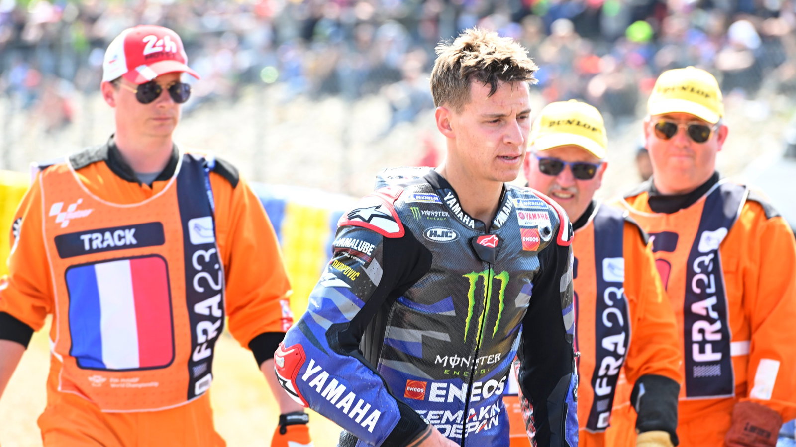 Fabio Quartararo crash, MotoGP sprint race, French MotoGP, 13 May