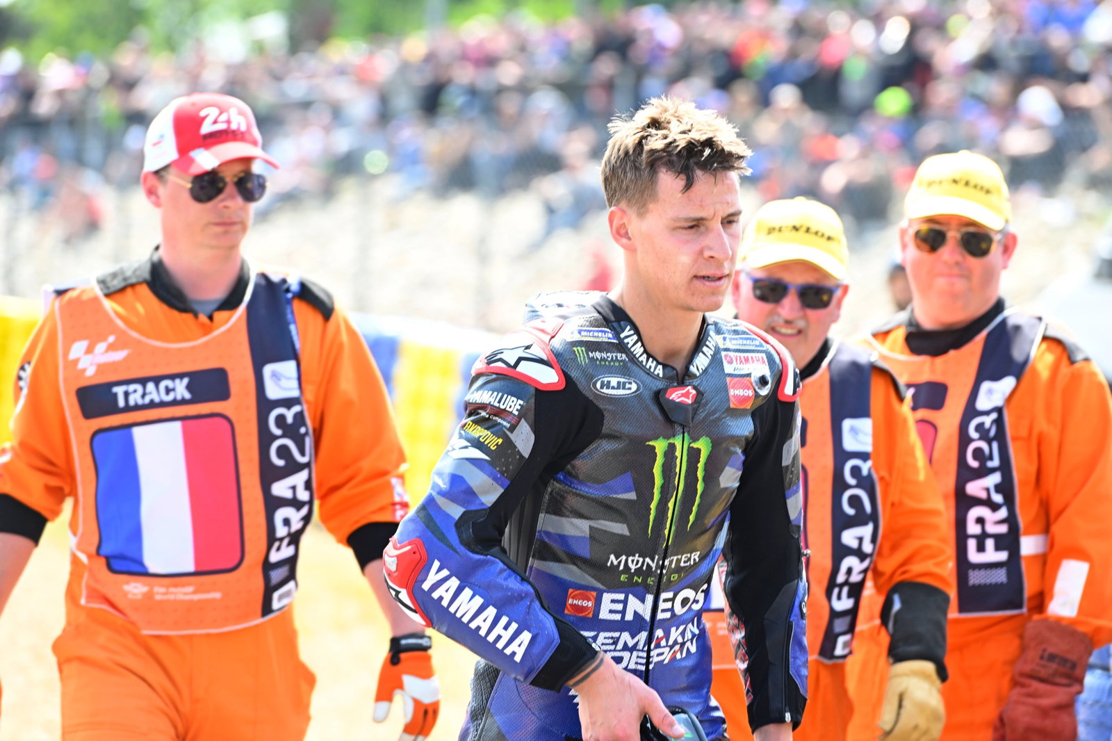 Fabio Quartararo crash, MotoGP sprint race, French MotoGP, 13 May