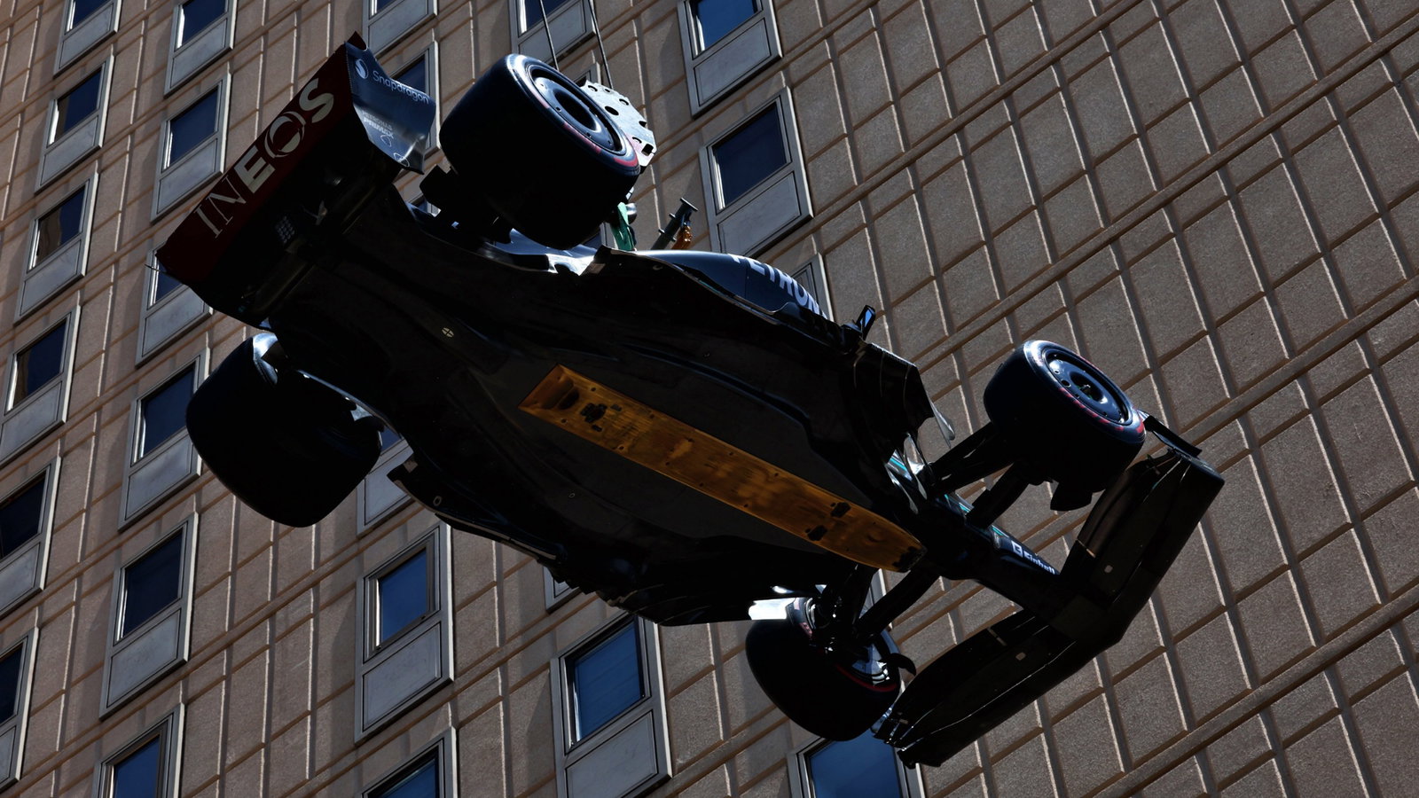 The Mercedes AMG F1 W14 of 