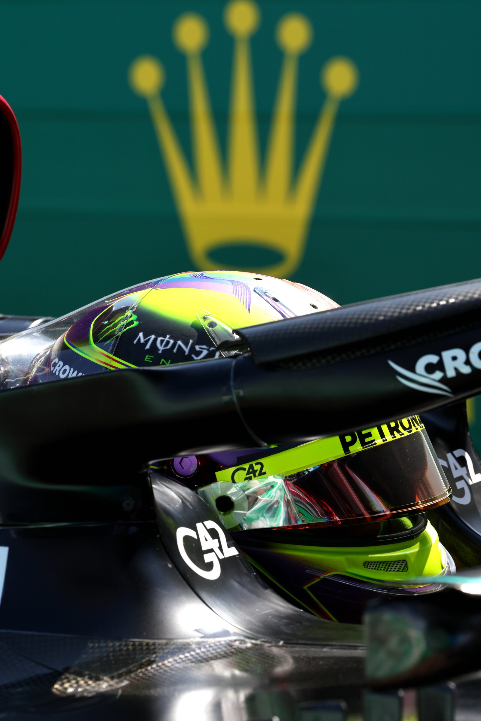 Lewis Hamilton (GBR ) Mercedes AMG F1 W14. Kejuaraan Dunia Formula 1, Rd 7, Grand Prix Monako, Monte Carlo, Monako,