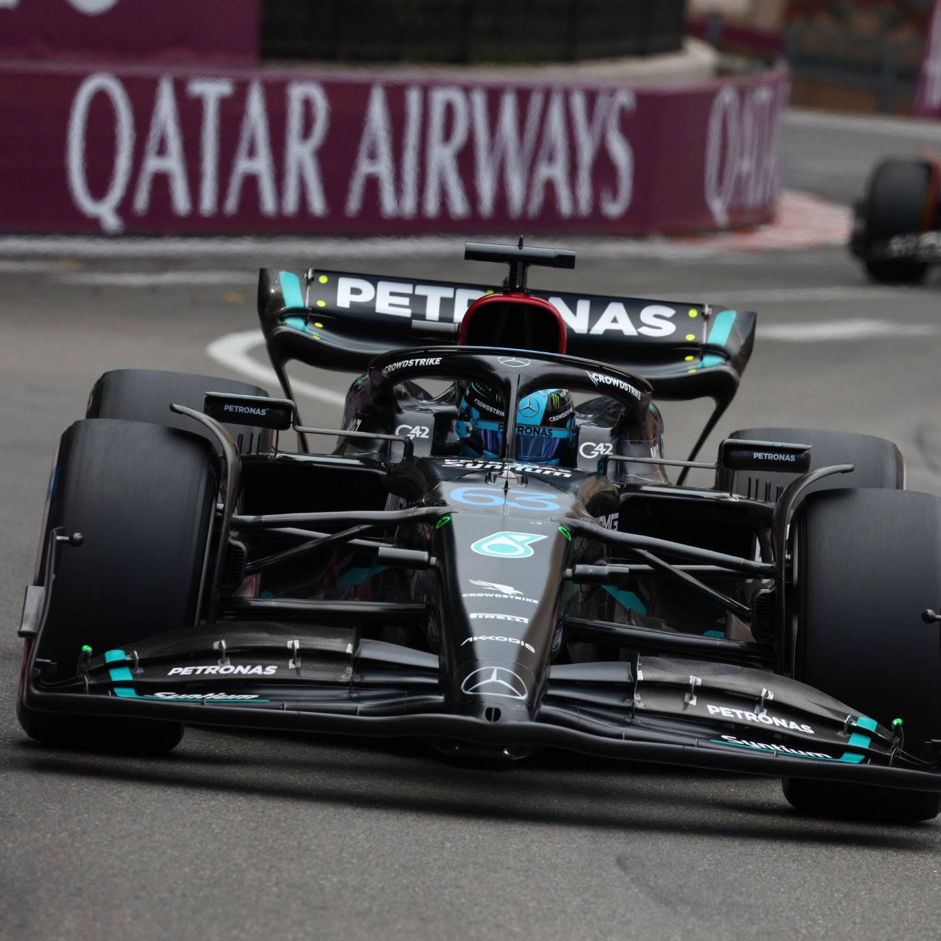 George Russell (GBR) Mercedes AMG F1 W14. Formula 1 World Championship, Rd 7, Monaco Grand Prix, Monte Carlo, Monaco, Race