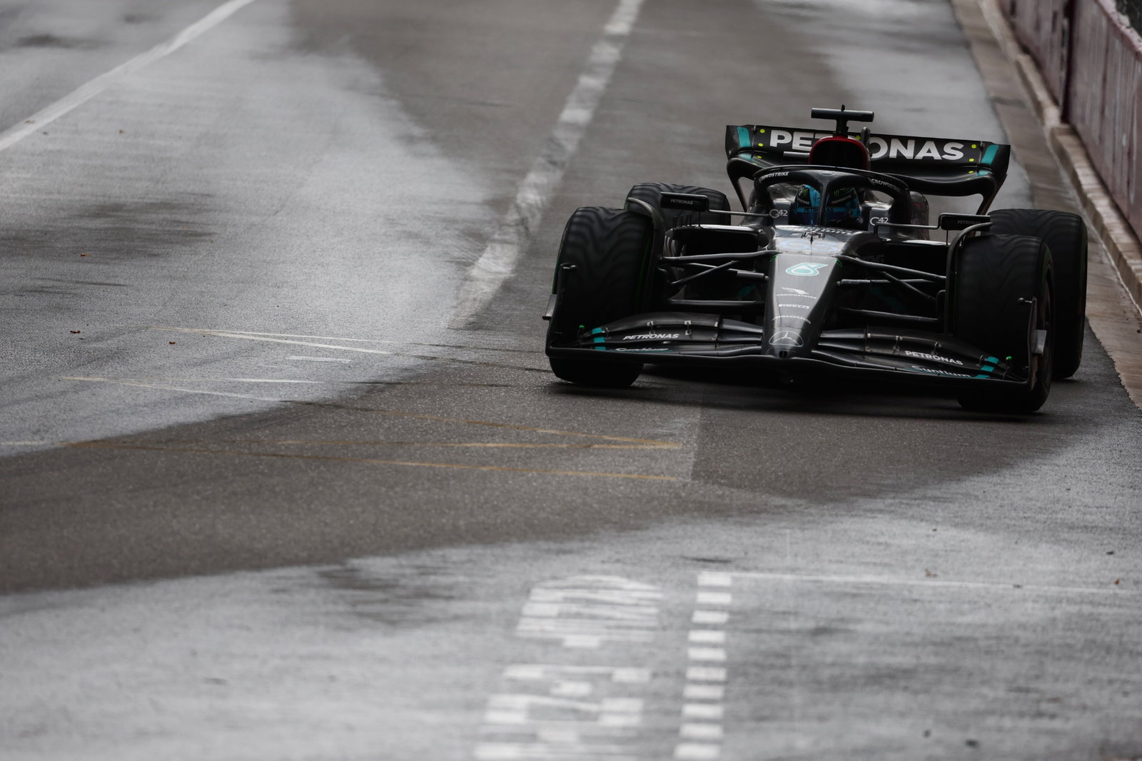 George Russell (GBR) Mercedes AMG F1 W14. Formula 1 World Championship, Rd 7, Monaco Grand Prix, Monte Carlo, Monaco, Race