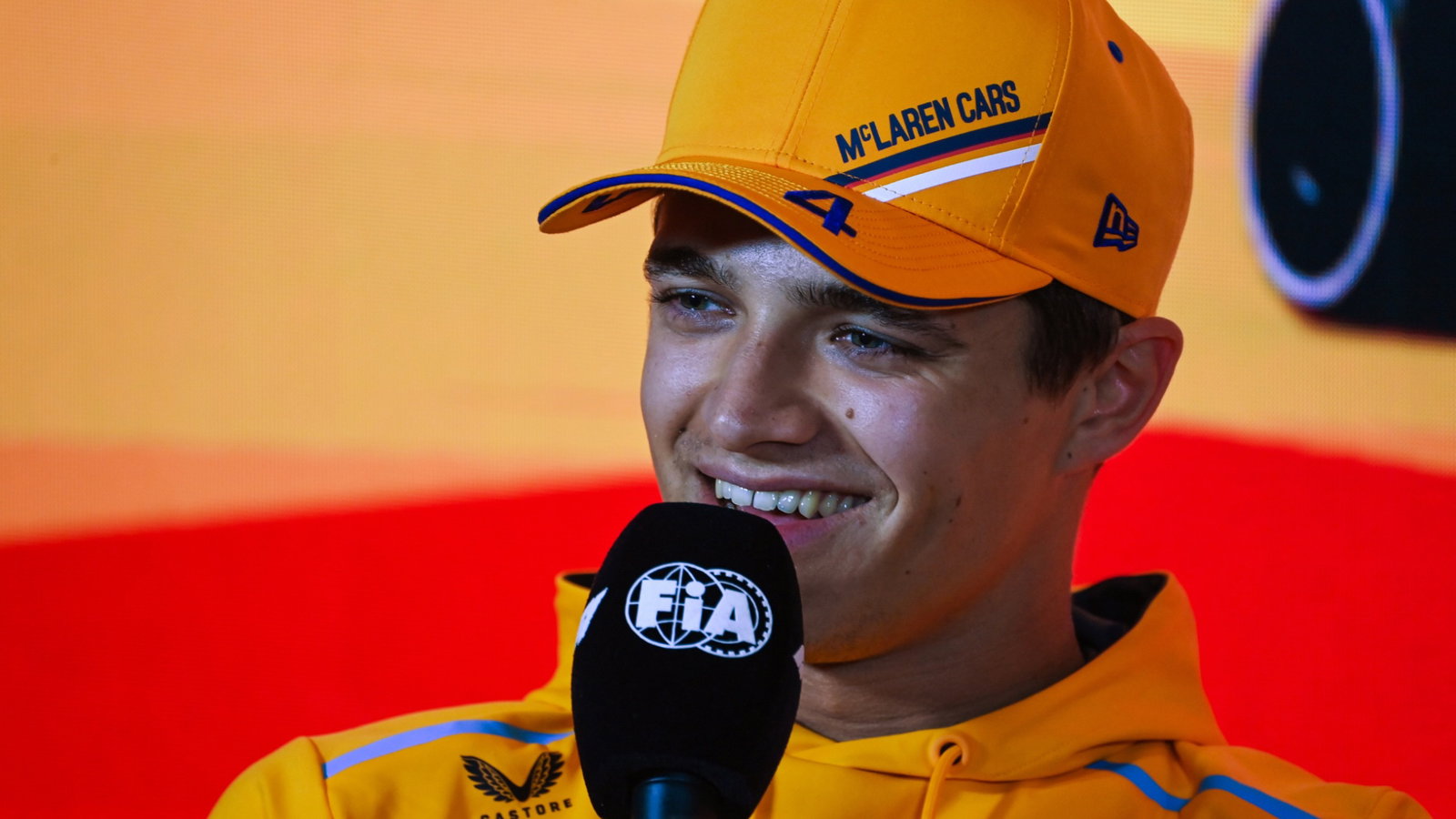 Lando Norris (GBR) McLaren in the FI