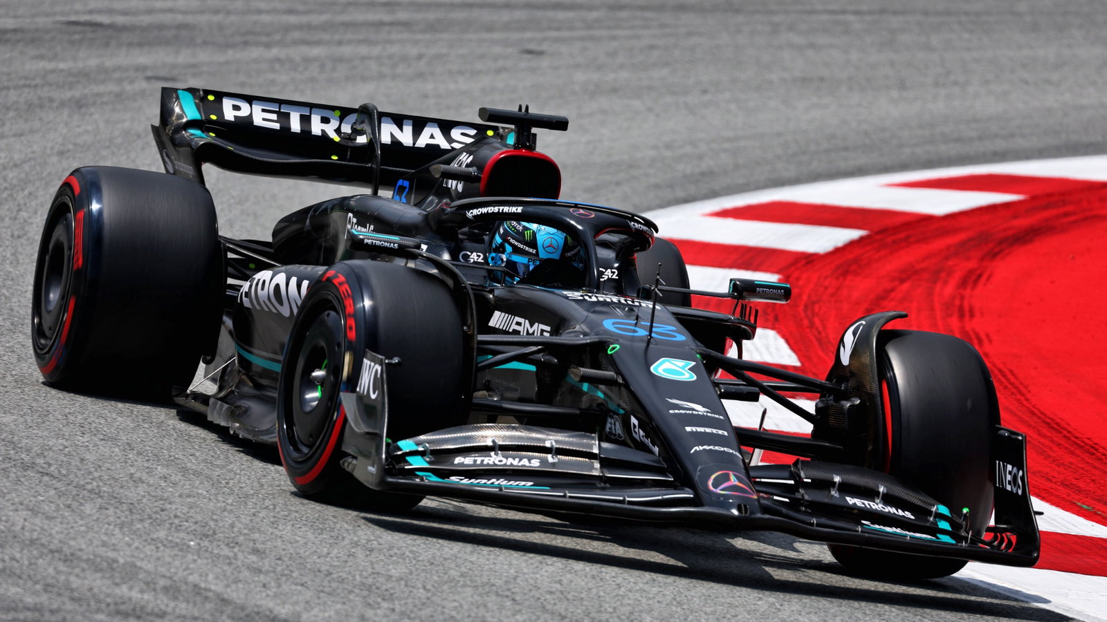 George Russell (GBR) Mercedes AMG F1 W14. Formula 1 World Championship, Rd 8, Spanish Grand Prix, Barcelona, Spain,