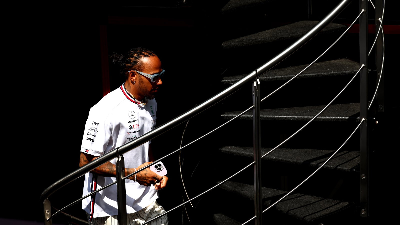 Lewis Hamilton (GBR) Mercedes AMG F1.