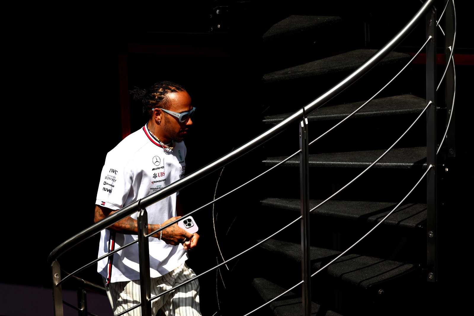 Lewis Hamilton (GBR) Mercedes AMG F1.