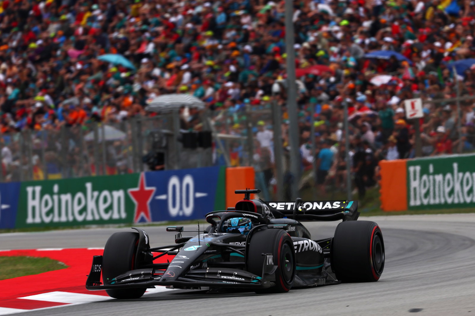 George Russell (GBR) Mercedes AMG F1 W14. Formula 1 World Championship, Rd 8, Spanish Grand Prix, Barcelona, Spain,