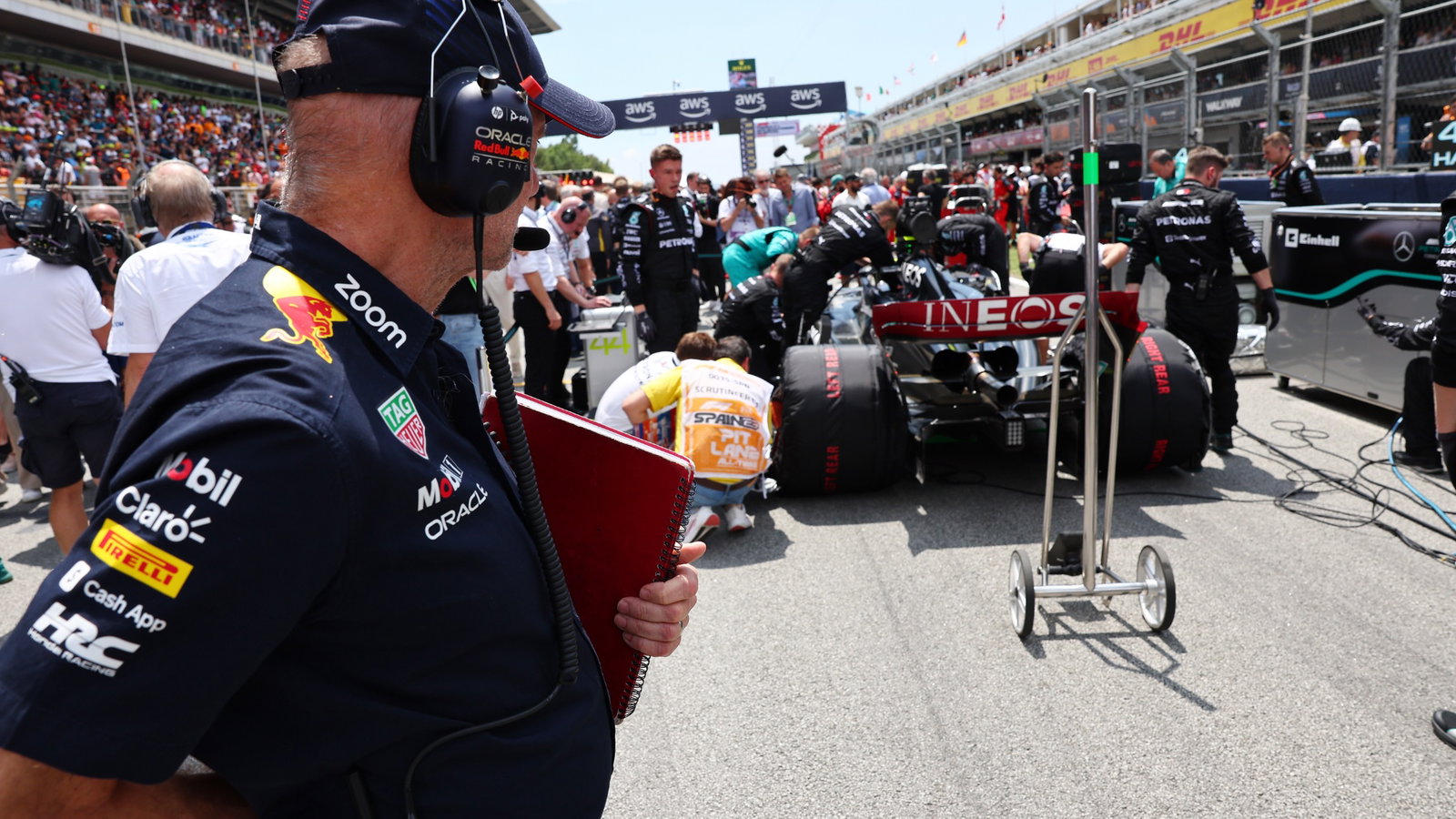 Adrian Newey (GBR) Red Bull Racing Chief 