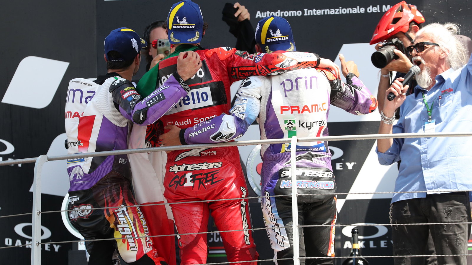 Johann Zarco, Francesco Bagnaia, Jorge Martin , MotoGP race, Italian MotoGP, 11 June