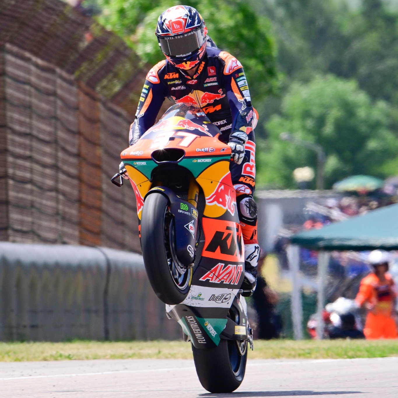 Pedro Acosta, Moto2 race, German MotoGP, 18 June