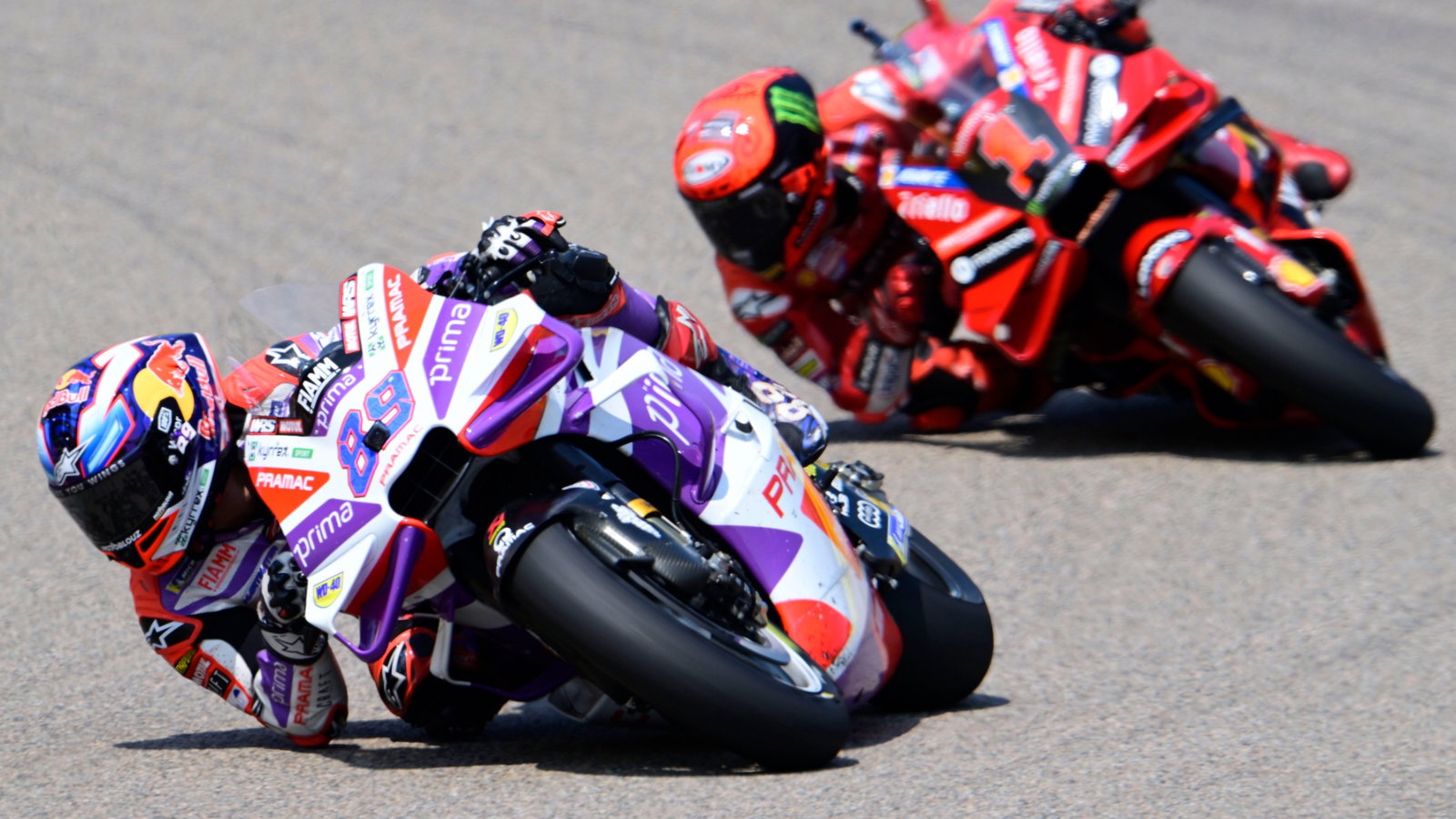 Jorge Martin, Francesco Bagnaia Ducati MotoGP Sachsenring 2023