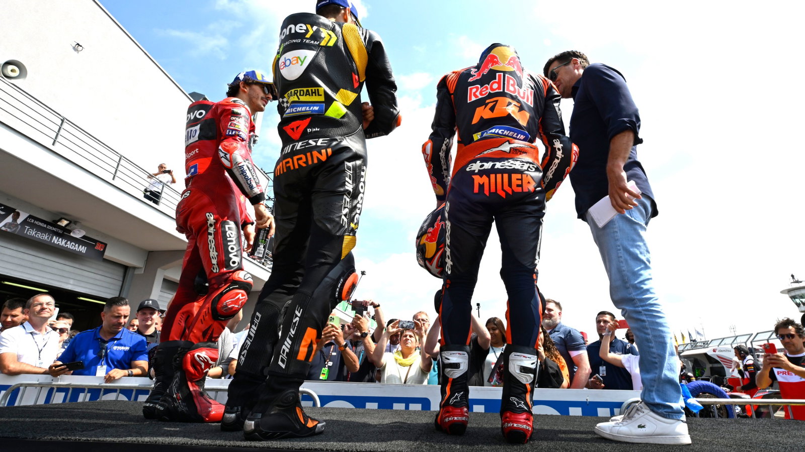 Francesco Bagnaia, Luca Marini, Jack Miller, German MotoGP 17 June