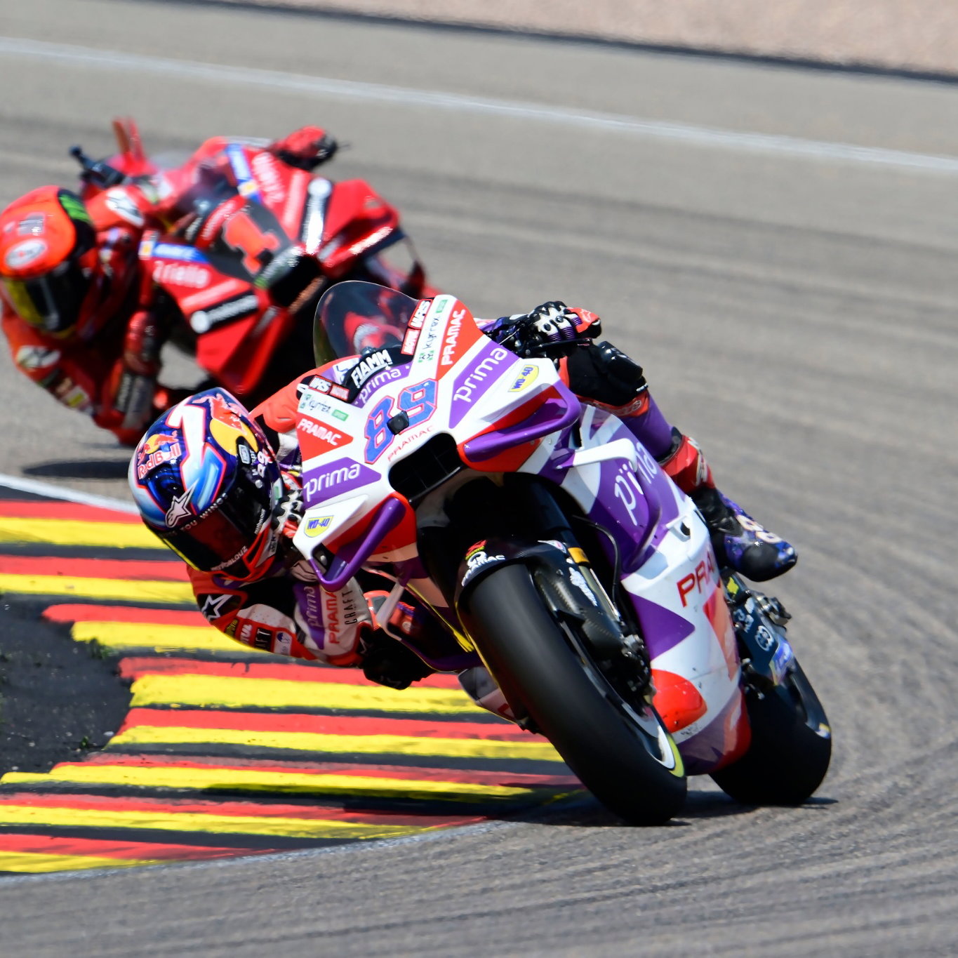 Jorge Martin, Francesco Bagnaia Ducati MotoGP Sachsenring 2023