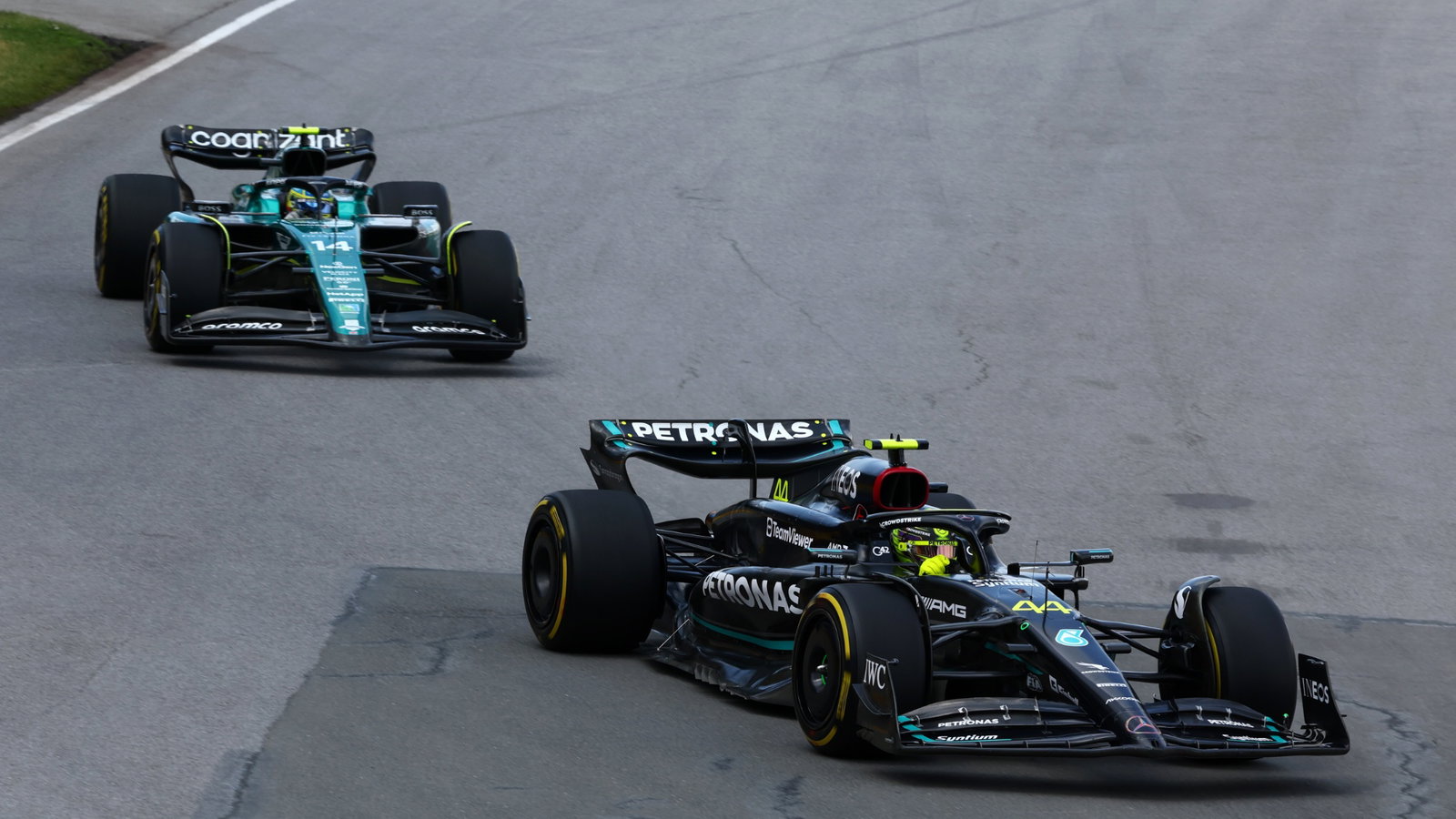 Lewis Hamilton (GBR) Mercedes AMG F1 W14. Formula 1 World Championship, Rd 9, Canadian Grand Prix, Montreal, Canada, Race