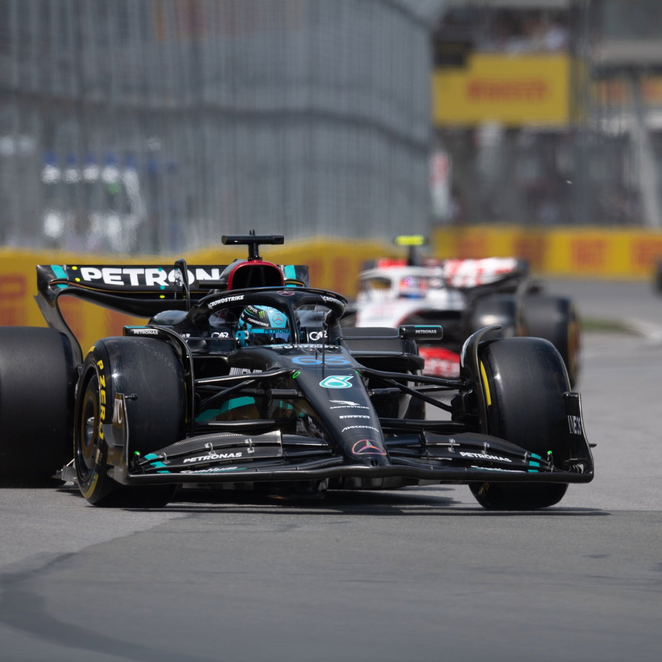 George Russell (GBR) Mercedes AMG F1 W14. Formula 1 World Championship, Rd 9, Canadian Grand Prix, Montreal, Canada, Race