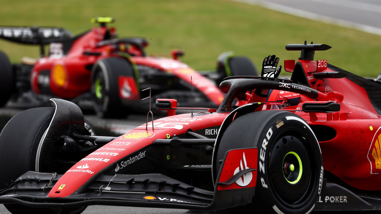Charles Leclerc (MON) Ferrari SF-23 celebrates at the end of the race. Formula 1 World Championship, Rd 9, Canadian Grand