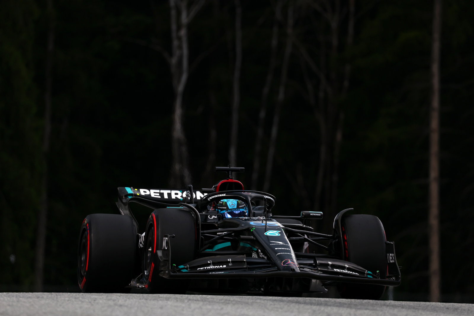 George Russell (GBR) Mercedes AMG F1 W14. Formula 1 World Championship, Rd 10, Austrian Grand Prix, Spielberg, Austria,