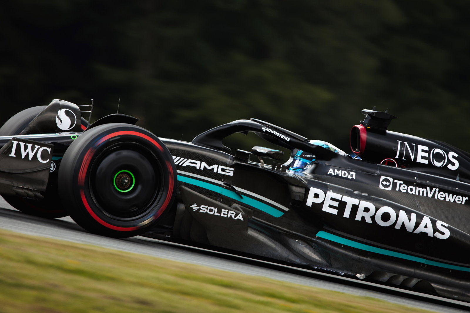 George Russell (GBR) Mercedes AMG F1 W14. Formula 1 World Championship, Rd 10, Austrian Grand Prix, Spielberg, Austria,