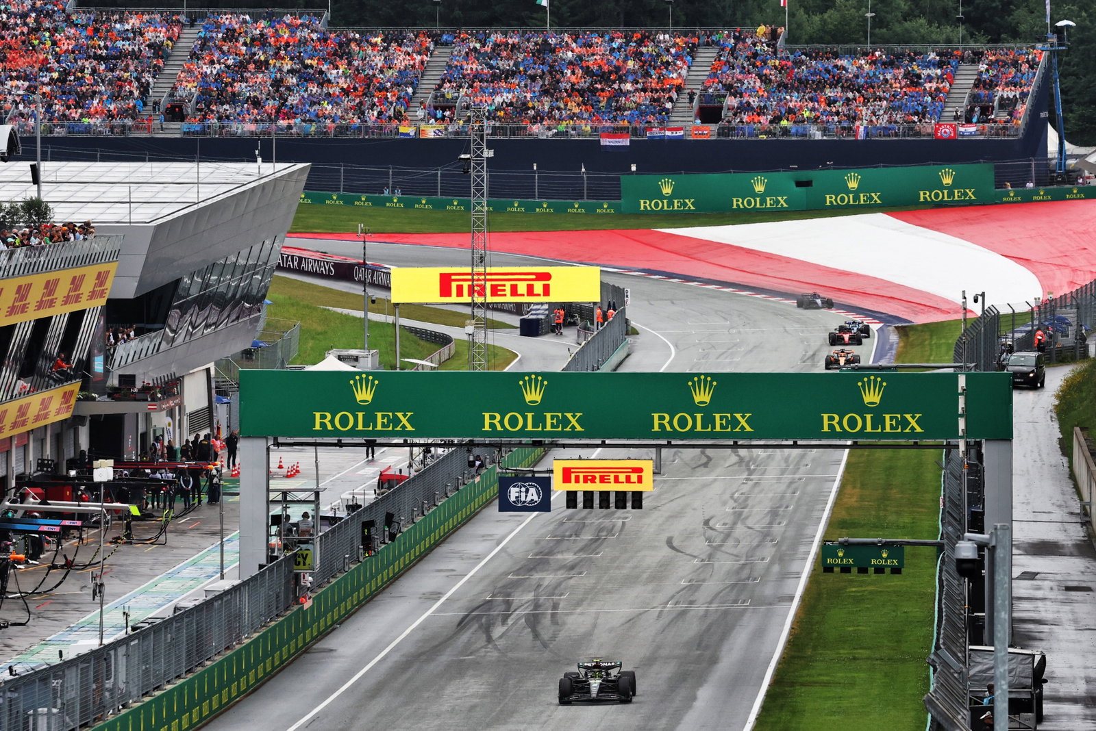 Lewis Hamilton (GBR ) Mercedes AMG F1 W14. Kejuaraan Dunia Formula 1, Rd 10, Grand Prix Austria, Spielberg, Austria,