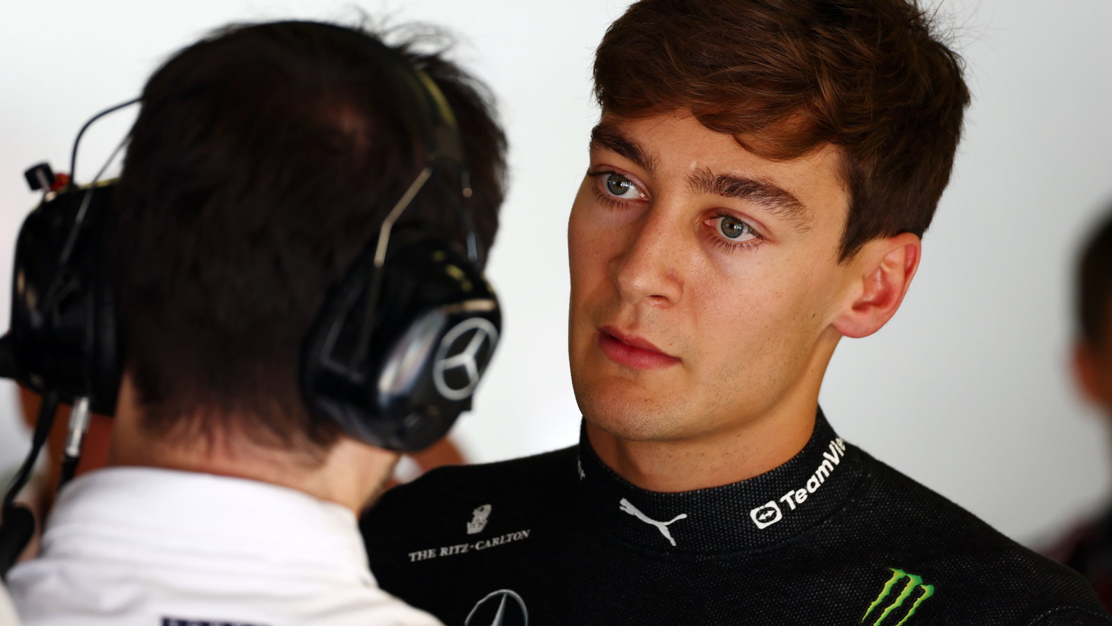 George Russell (GBR) Mercedes AMG F1. Formula 1 World Championship, Rd 10, Austrian Grand Prix, Spielberg, Austria, Race