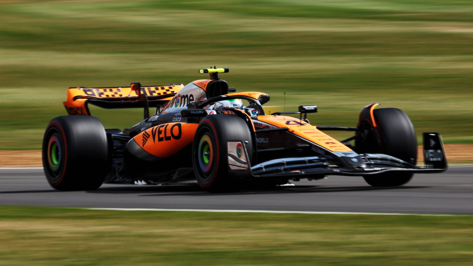 Lando Norris (GBR) McLaren MCL60. Formula 1 World Championship, Rd 11, British Grand Prix, Silverstone, England,