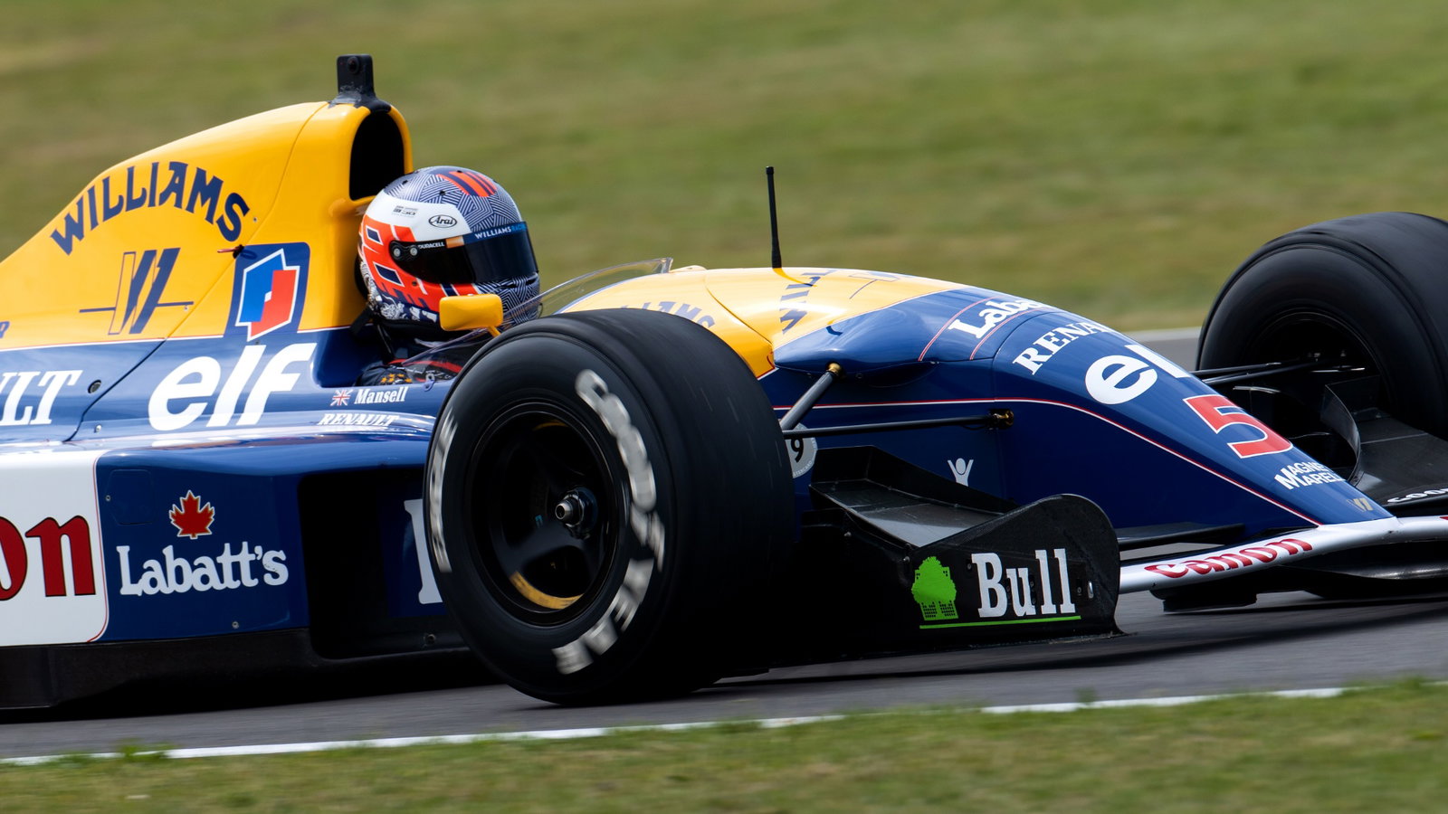 Jenson Button (GBR) Sky Sports F1 Presenter / Williams Racing Senior Advisor drives the 1992 Williams FW14B. Formula 1