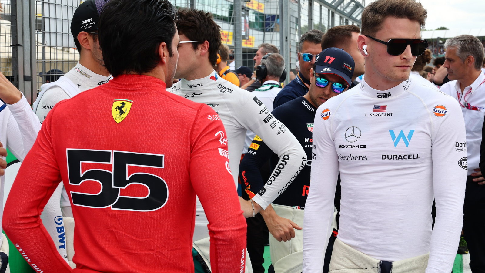 Logan Sargeant (USA) Williams Racing on the grid. Formula 1 World Championship, Rd 11, British Grand Prix, Silverstone,