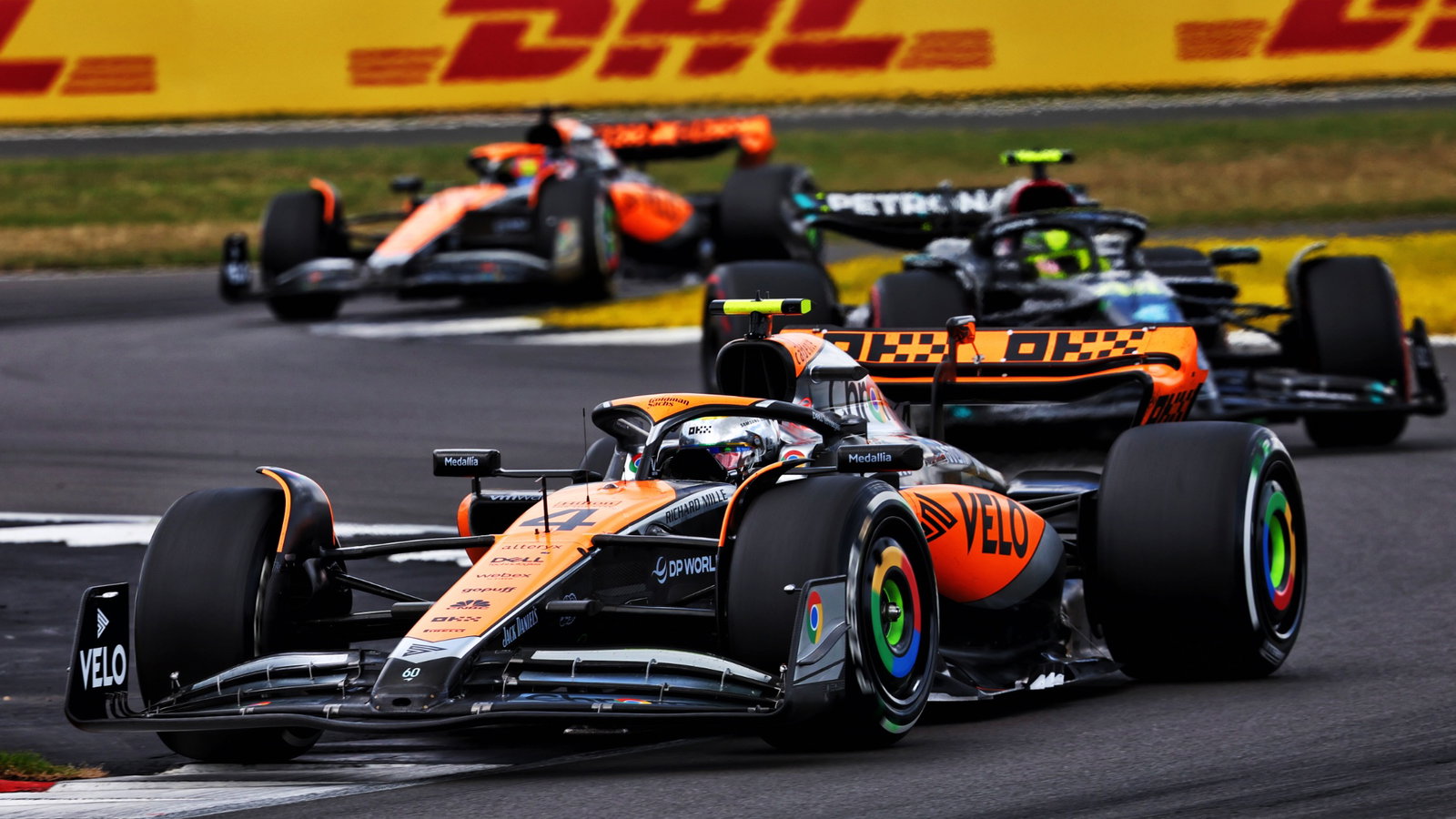 Lando Norris (GBR) McLaren MCL60. Formula 1 World Championship, Rd 11, British Grand Prix, Silverstone, England, Race