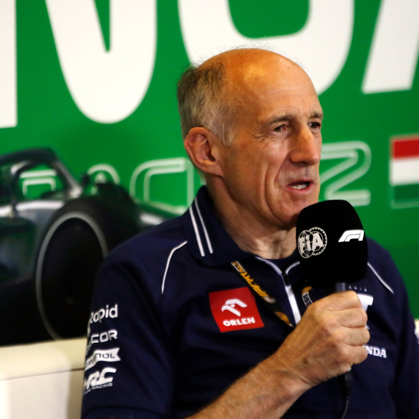Franz Tost (AUT) AlphaTauri Team Principal in the FIA Press Conference. Formula 1 World Championship, Rd 12, Hungarian
