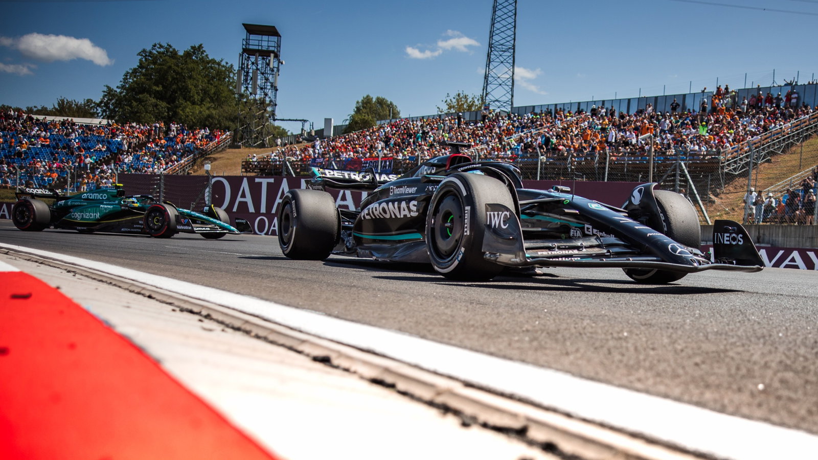 George Russell (GBR) Mercedes AMG F1 W14. Formula 1 World Championship, Rd 12, Hungarian Grand Prix, Budapest, Hungary,