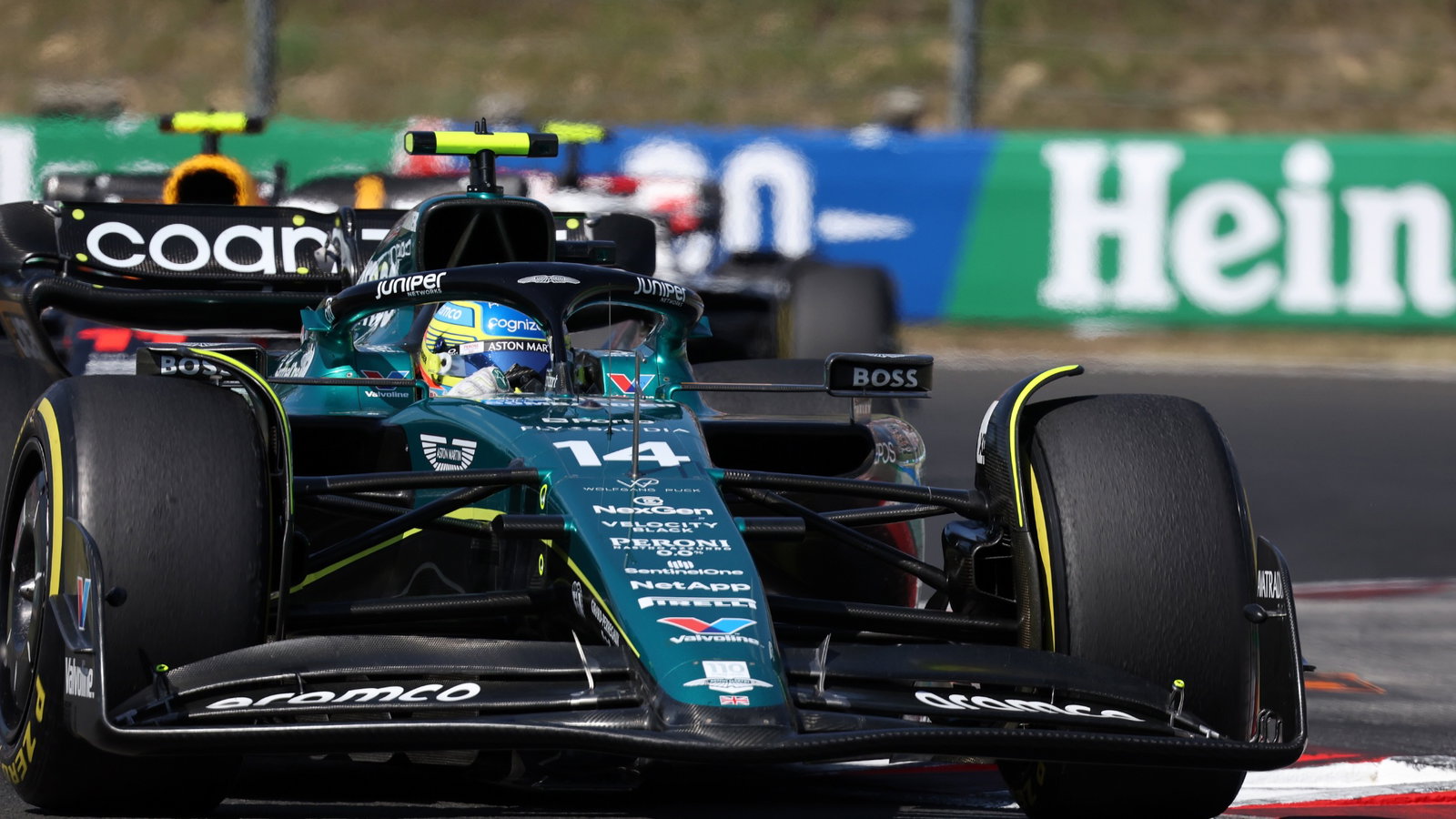 Fernando Alonso (ESP) Aston Martin F1 Team AMR23. Formula 1 World Championship, Rd 12, Hungarian Grand Prix, Budapest,
