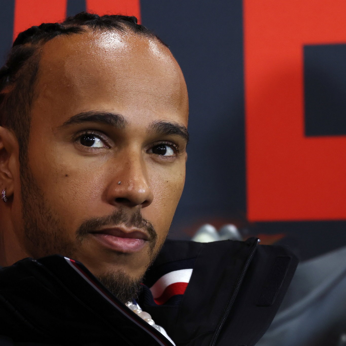 Lewis Hamilton (GBR) Mercedes AMG F1 in the FIA Press Conference. Formula 1 World Championship, Rd 13, Belgian Grand Prix,