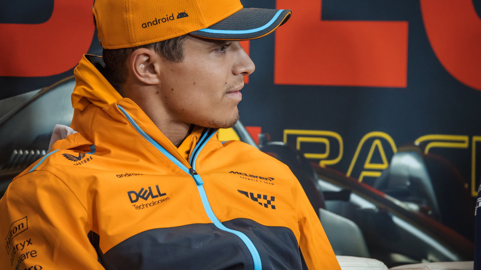 Lando Norris (GBR) McLaren in the FIA Press Conference. Formula 1 World Championship, Rd 13, Belgian Grand Prix, Spa