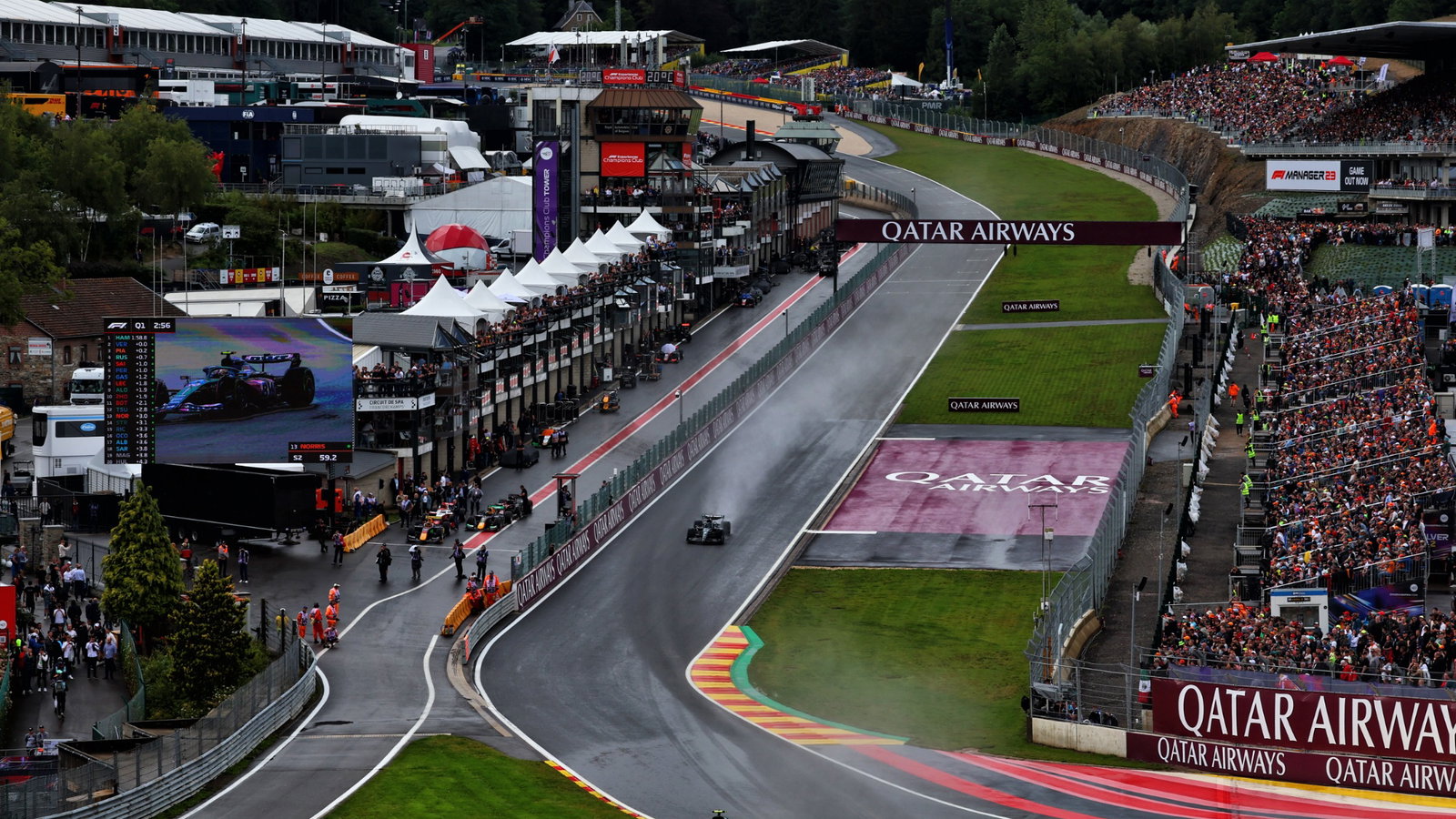 Fernando Alonso (ESP) Aston Martin F1 Team AMR23. Formula 1 World Championship, Rd 13, Belgian Grand Prix, Spa