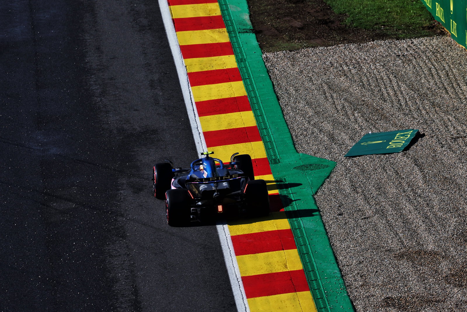 Pierre Gasly (FRA) Alpine F1 Team A523. Formula 1 World Championship, Rd 13, Belgian Grand Prix, Spa Francorchamps,