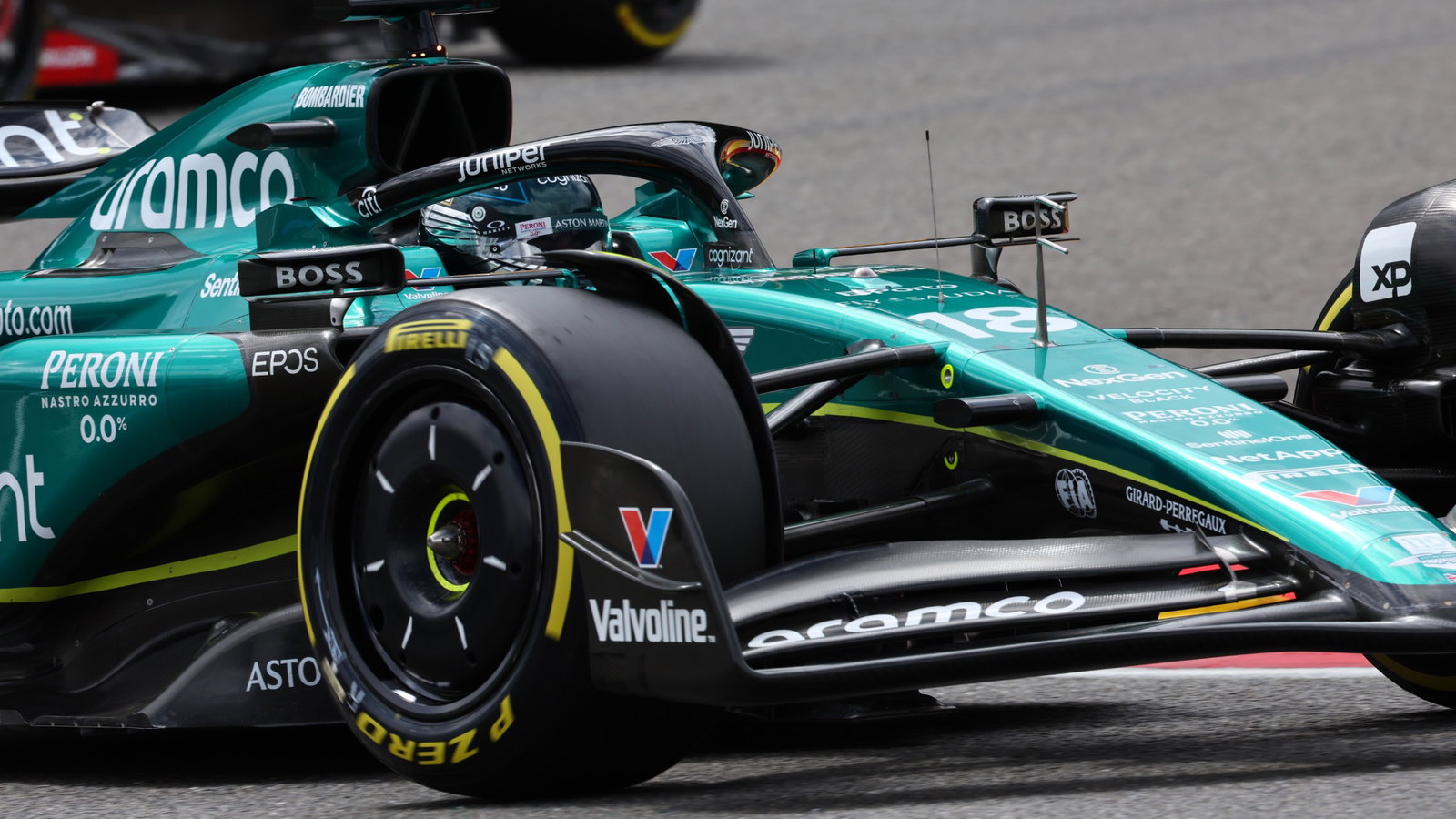 Lance Stroll (CDN) Aston Martin F1 Team AMR23. Formula 1 World Championship, Rd 13, Belgian Grand Prix, Spa Francorchamps,