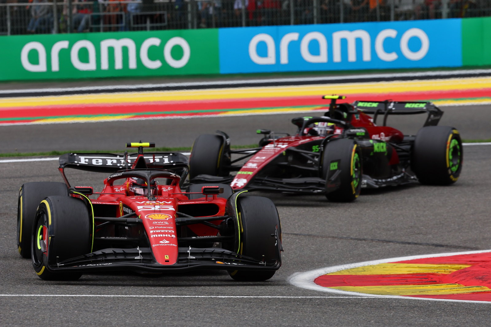 Carlos Sainz Jr (ESP) Ferrari SF-23. Formula 1 World Championship, Rd 13, Belgian Grand Prix, Spa Francorchamps, Belgium,