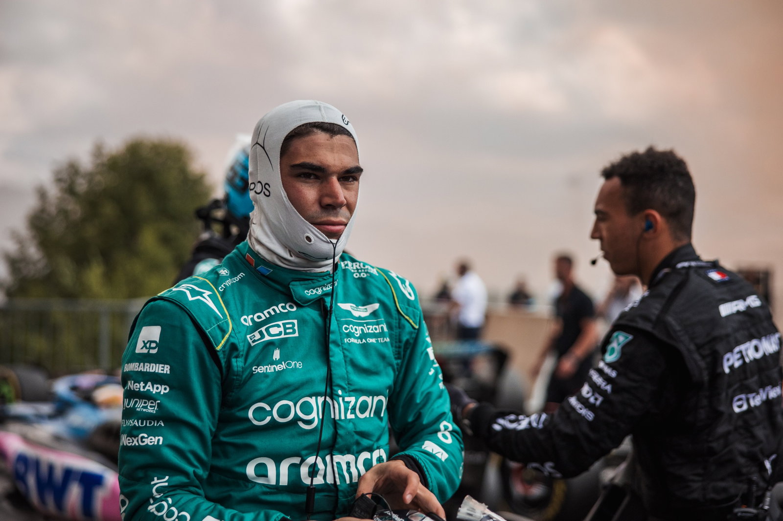 Lance Stroll (CDN) Aston Martin F1 Team in parc ferme. Formula 1 World Championship, Rd 13, Belgian Grand Prix, Spa