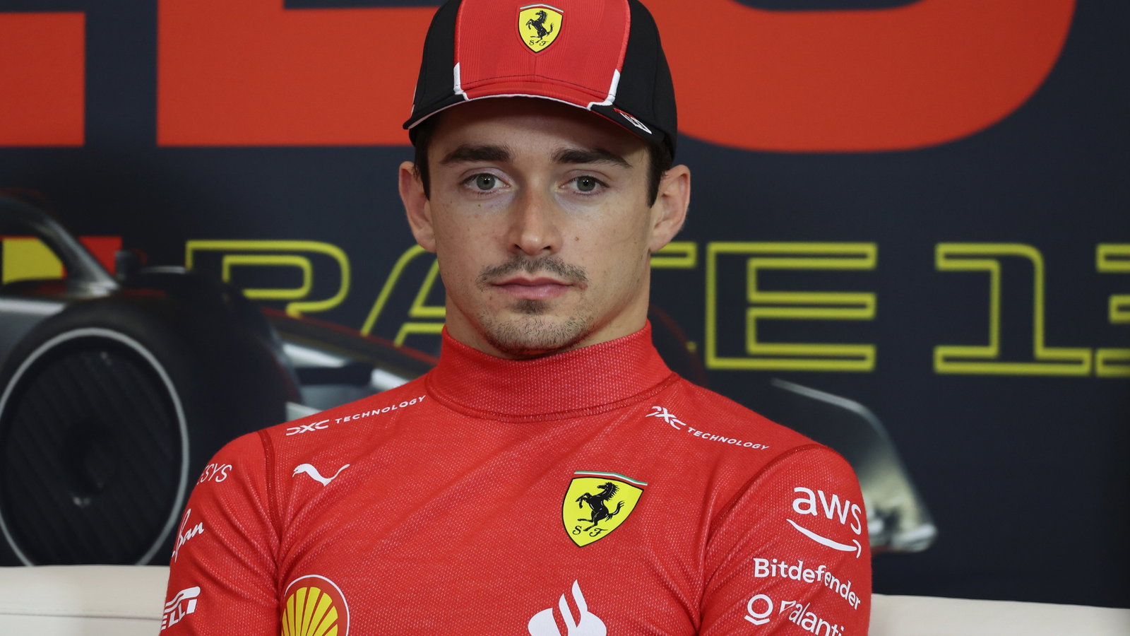 Charles Leclerc (MON) Ferrari in the post race FIA Press Conference. Formula 1 World Championship, Rd 13, Belgian Grand