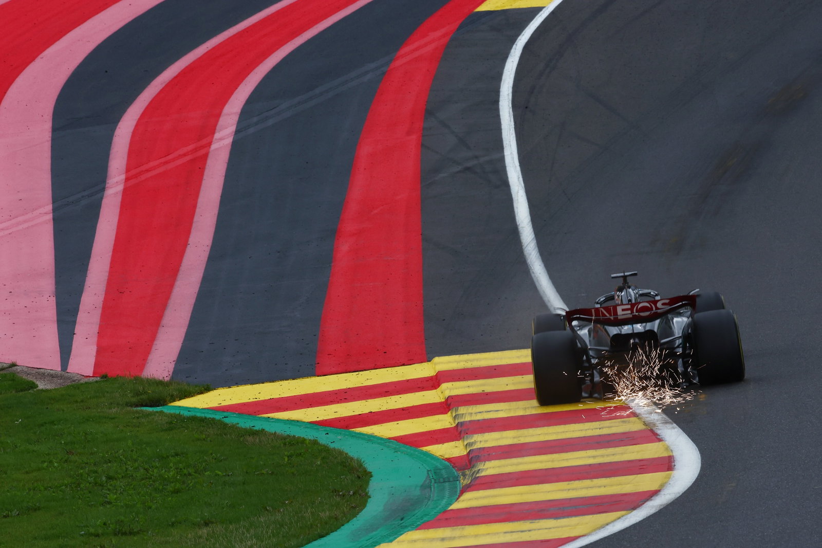 George Russell (GBR) Mercedes AMG F1 W14. Formula 1 World Championship, Rd 13, Belgian Grand Prix, Spa Francorchamps,