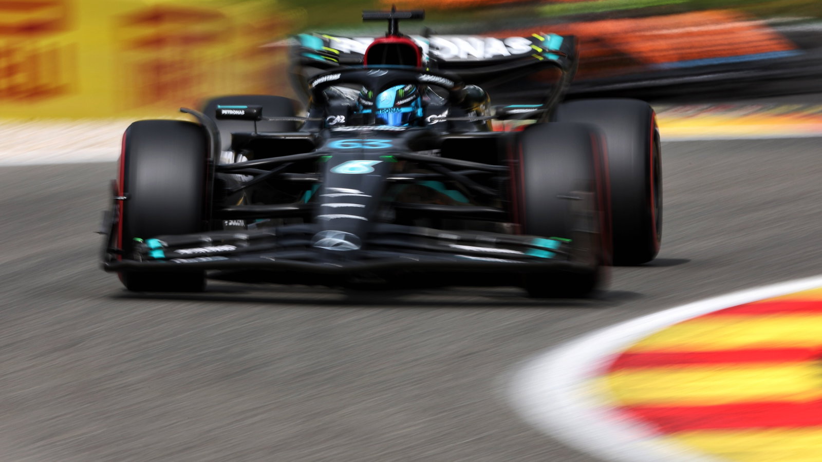 George Russell (GBR) Mercedes AMG F1 W14. Formula 1 World Championship, Rd 13, Belgian Grand Prix, Spa Francorchamps,