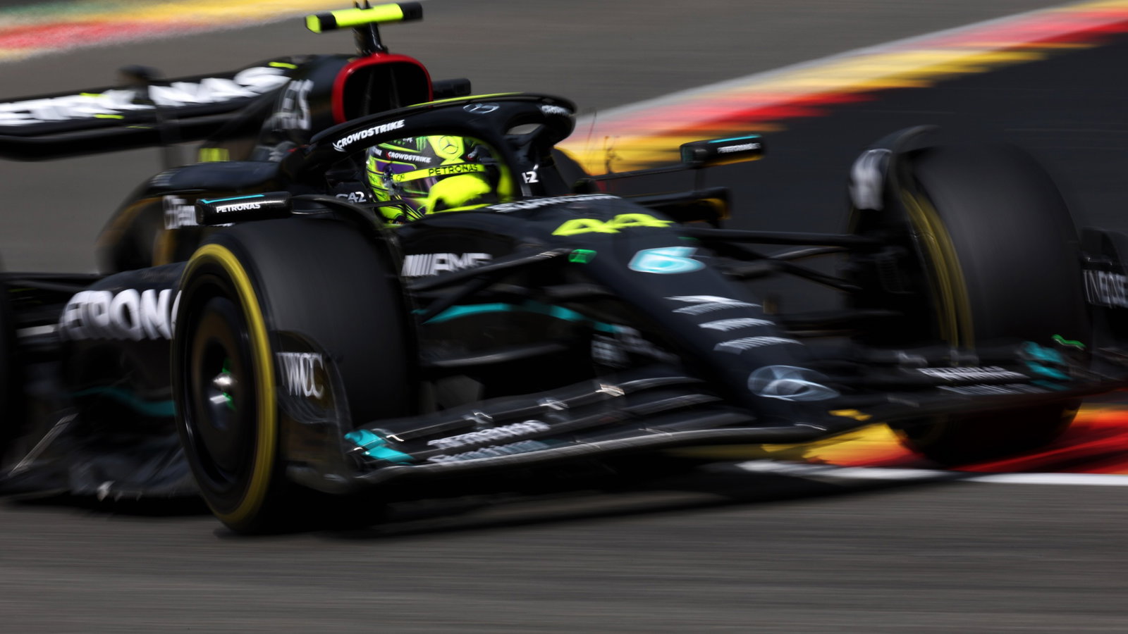 Lewis Hamilton (GBR) Mercedes AMG F1 W14. Formula 1 World Championship, Rd 13, Belgian Grand Prix, Spa Francorchamps,