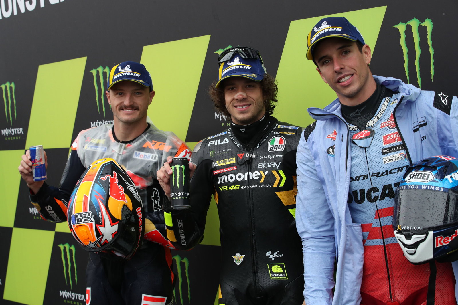 Jack Miller, Marco BezzecchI, Alex Marquez, British MotoGP, 5 August