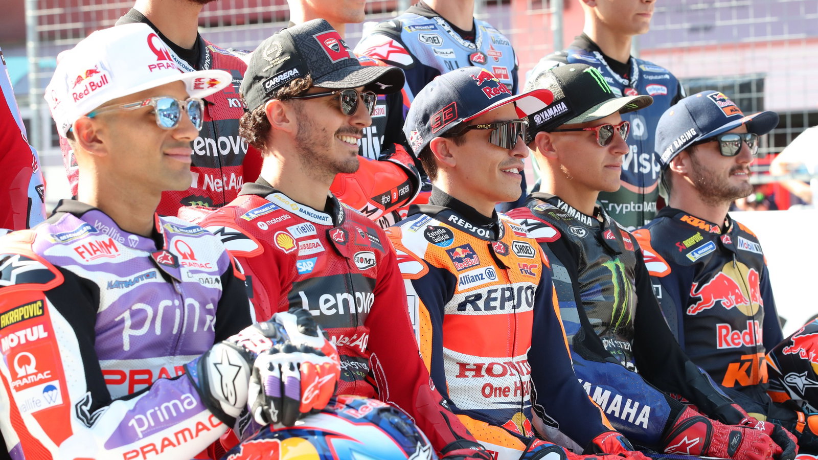 MotoGP riders, Austrian MotoGP, 17 August