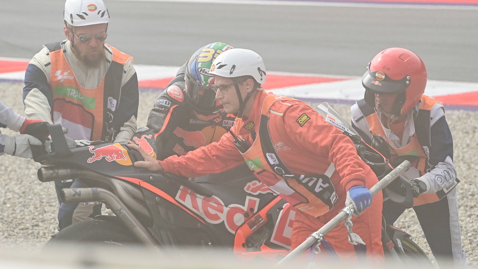 Brad Binder crash, MotoGP, Austrian MotoGP, 19 August