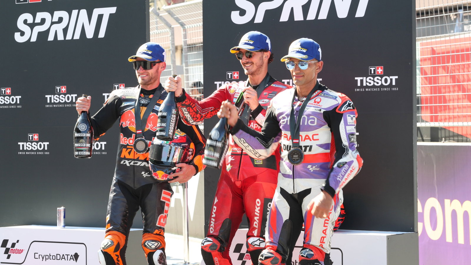 Francesco Bagnaia, Brad Binder, Jorge Martin, MotoGP sprint race, Austrian MotoGP, 19 August
