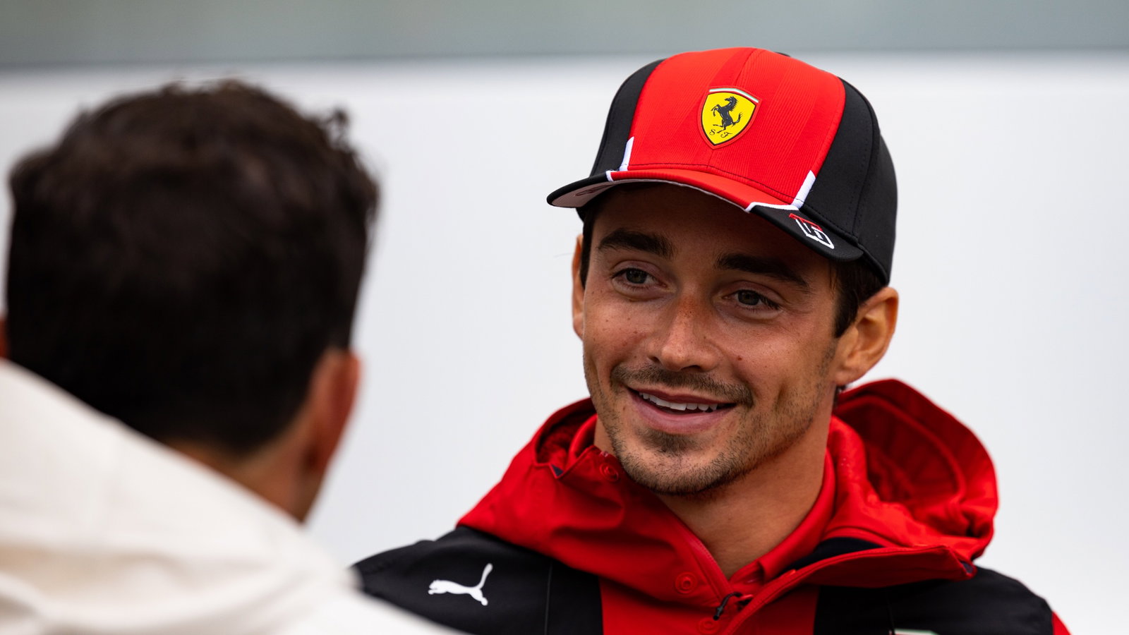 Charles Leclerc (MON) Ferrari with Will Buxton (GBR) F1 Digital Presenter. Formula 1 World Championship, Rd 14, Dutch